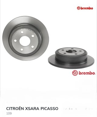 Discos de freno Brembo. Xsara Picasso 2005. HDI .