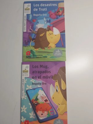 4 libros infantil rasi y troti
