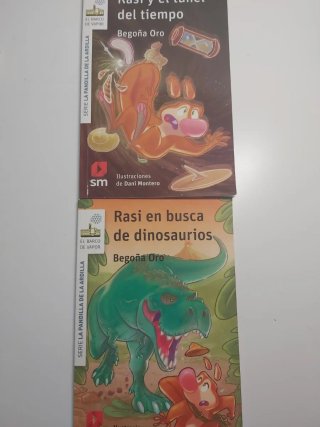 4 libros infantil rasi y troti