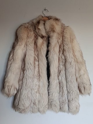 Abrigo de zorro blanco Y2k