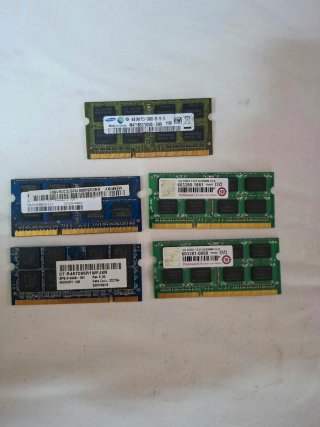 Memoria RAM Samsung y Transcend DDR3