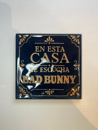 Azulejo Decorativo Bad Bunny