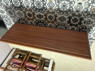 Estantería de madera rústica Precio de las 3