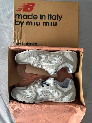 Miu Miu x New Balance 530 Blanco Talla 39