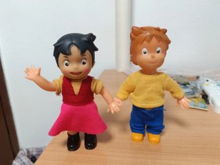 Pedro e Heidi: set di bambole anni '70