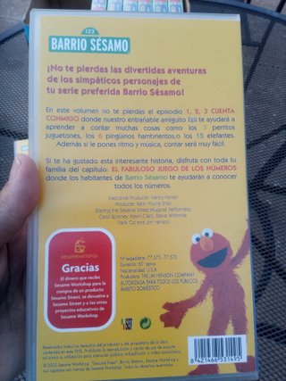 Colección Barrio Sésamo VHS (4 cintas)