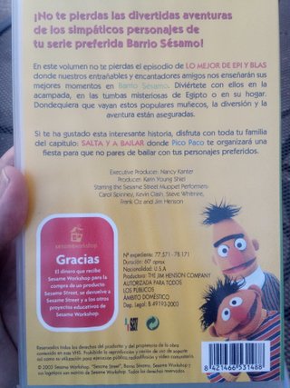 Colección Barrio Sésamo VHS (4 cintas)