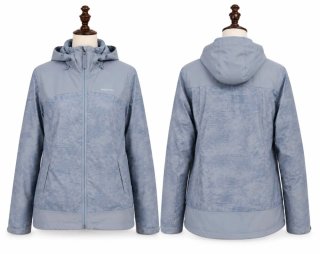 Chaqueta de invierno Quechua azul/gris