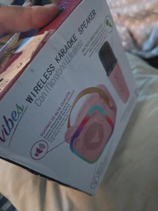Altavoz Karaoke Vibes con Micrófono Wireless