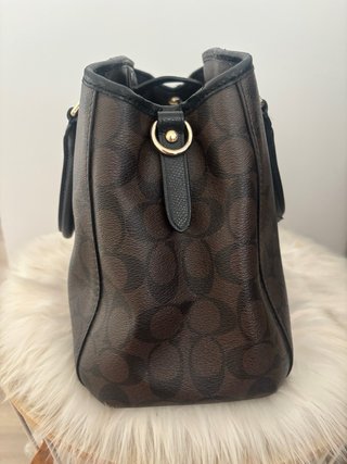 Bolso Coach Marrón y Negro