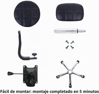 Taburete KKTONER Ajustable con Ruedas
