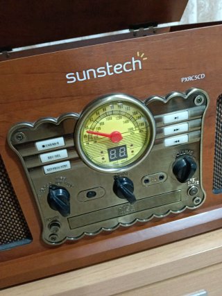 Tocadiscos Sunstech PXRC5CD Vintage