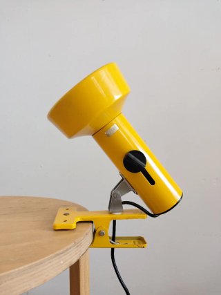 Lámpara pinza Fase Metal Amarillo