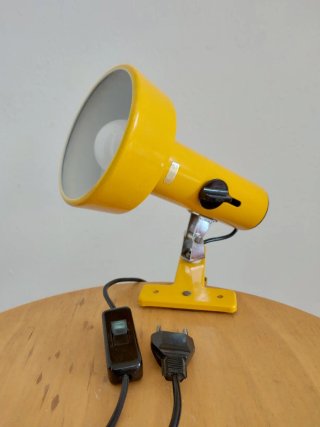 Lámpara pinza Fase Metal Amarillo