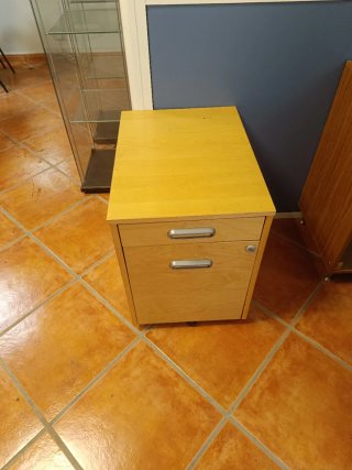 Cajonera Archivador Madera y Metal