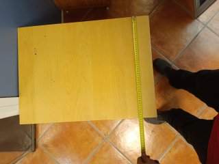 Cajonera Archivador Madera y Metal
