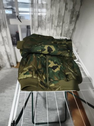 Cazadora bomber ejército profesional auténtica la