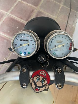 Moto Mash Black Seven 125 Beige