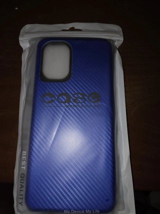 Funda móvil azul y rosa