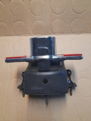 Luz matrícula moto cromada