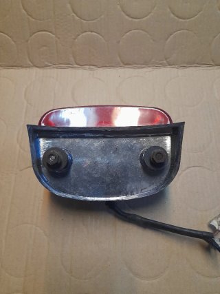 Luz matrícula moto cromada