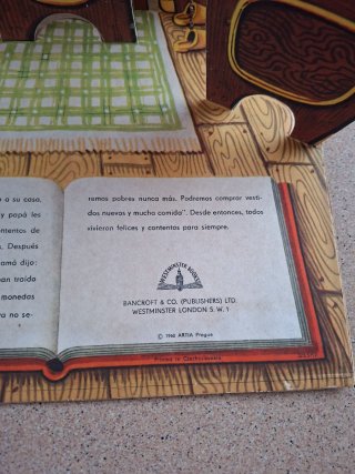 Antico libro pop-up La Casita de Turrón