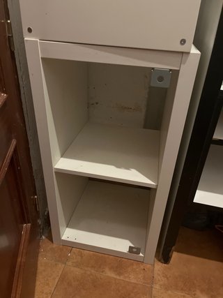 Mueble blanco estantería