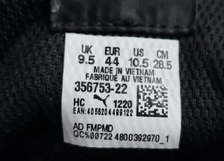 Zapatillas Puma Talla 44 Negras
