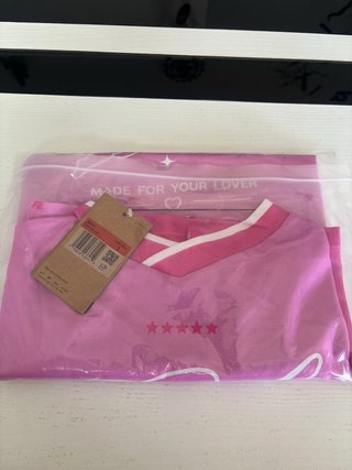 Camiseta Rosa Brasil Valentino