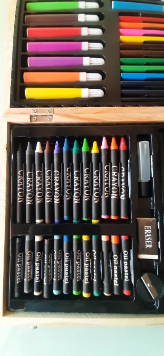 Set de Pintura Caja Madera