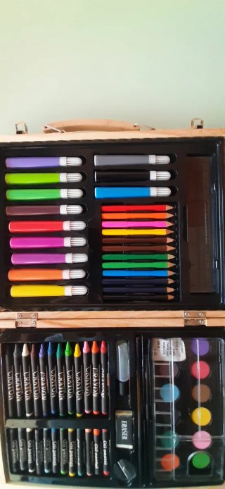 Set de Pintura Caja Madera