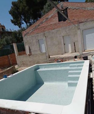 Construcción de piscinas