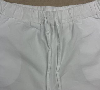 Shorts de Lino Blanco