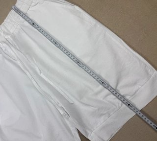 Shorts de Lino Blanco