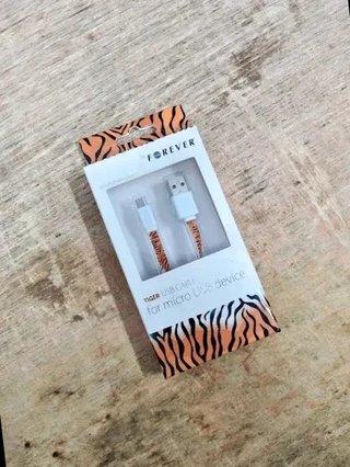 Cavo Micro USB Forever Tiger Fantasia Tigrata Per