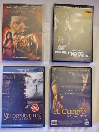 Lote  Películas DVD Acción/Ciencia Ficción 2 x 5€