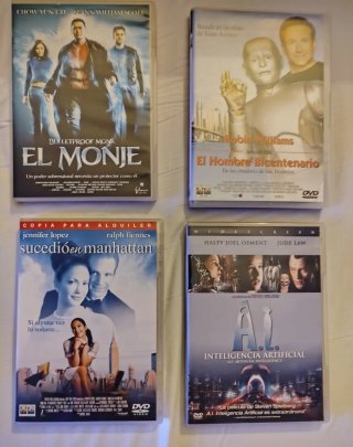 Lote  Películas DVD Acción/Ciencia Ficción 2 x 5€