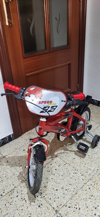 Bicicleta infantil roja Speed Racing