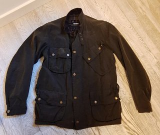 Chaqueta Barbour 3/4 encerada Verde Oliva