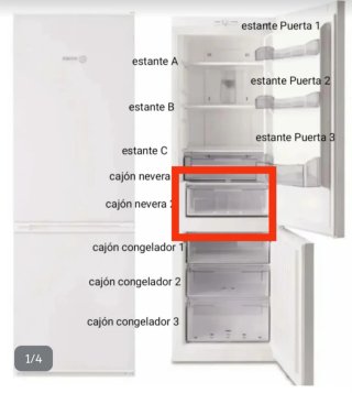 Cajón verdulero Fagor FCT682
