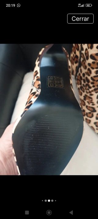 Ocasión Botines EXE Piel Leopardo