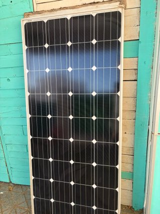 kit solar camper caravana placa, bateria y reg.