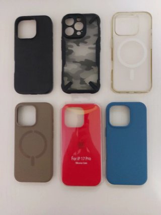 Confezione da 6 custodie per iPhone 16 Pro
