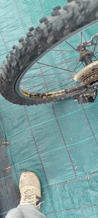 Bicicleta para reparar