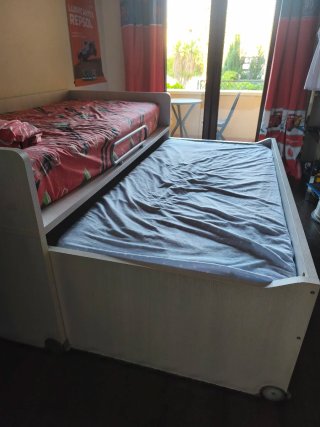 Cama nido con cajones