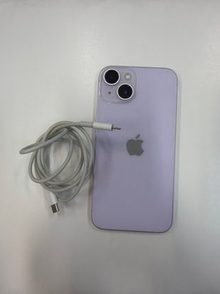 iPhone 14 128GB Morado Caja y Cable