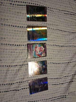 Cartas Pokémon Mewtwo y Mew GX V
