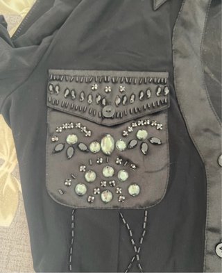 Camicia Tulle e Strass Tg. S
