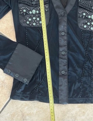 Camicia Tulle e Strass Tg. S