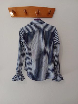 Camisa Rayas Ralph Lauren Talla L de mujer